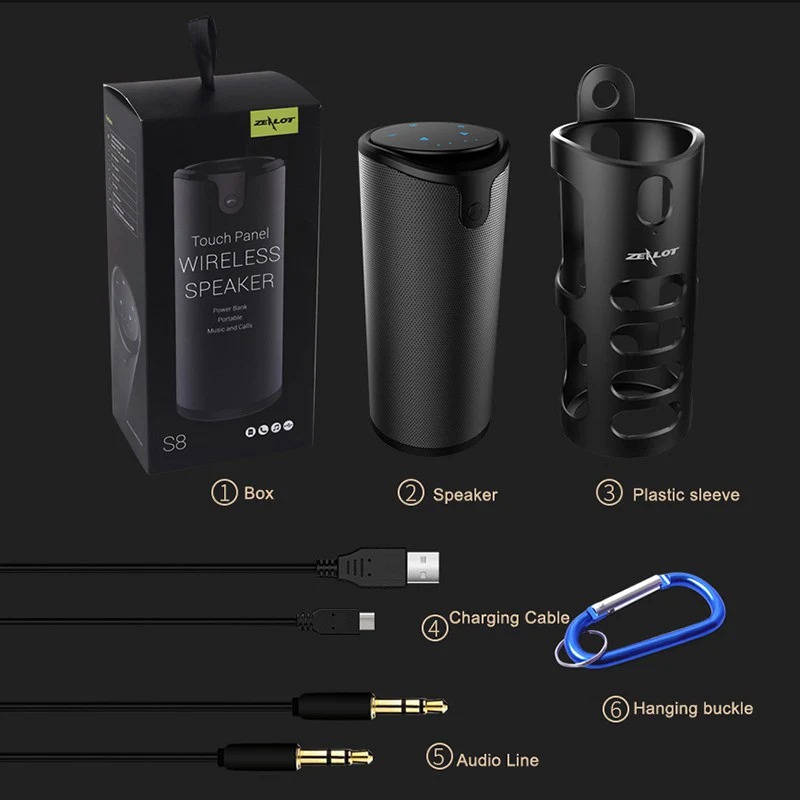 Zealot S8 Control Táctil A Prueba De Sal